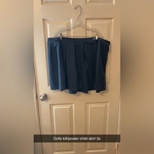 Dollz Kill Poster Child tennis skirt 3x